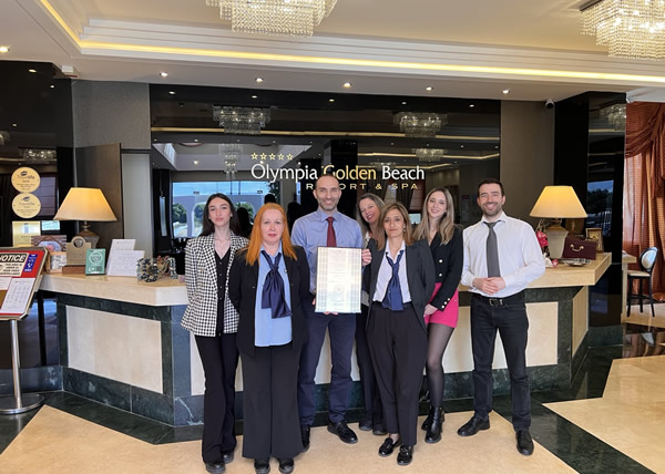Διάκριση στα Haute Grandeur Global Awards - Olympia Golden Beach Resort & Spa