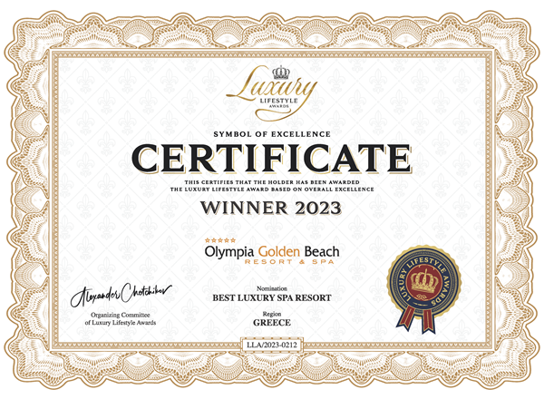 Ισολογισμοί - Olympia Golden Beach Resort & Spa